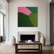 Colourful abstract on canvas 'catch a glimpse of the field'