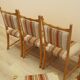 Henning Kjærnulf dining chairs, oak, Danish design, 1960s