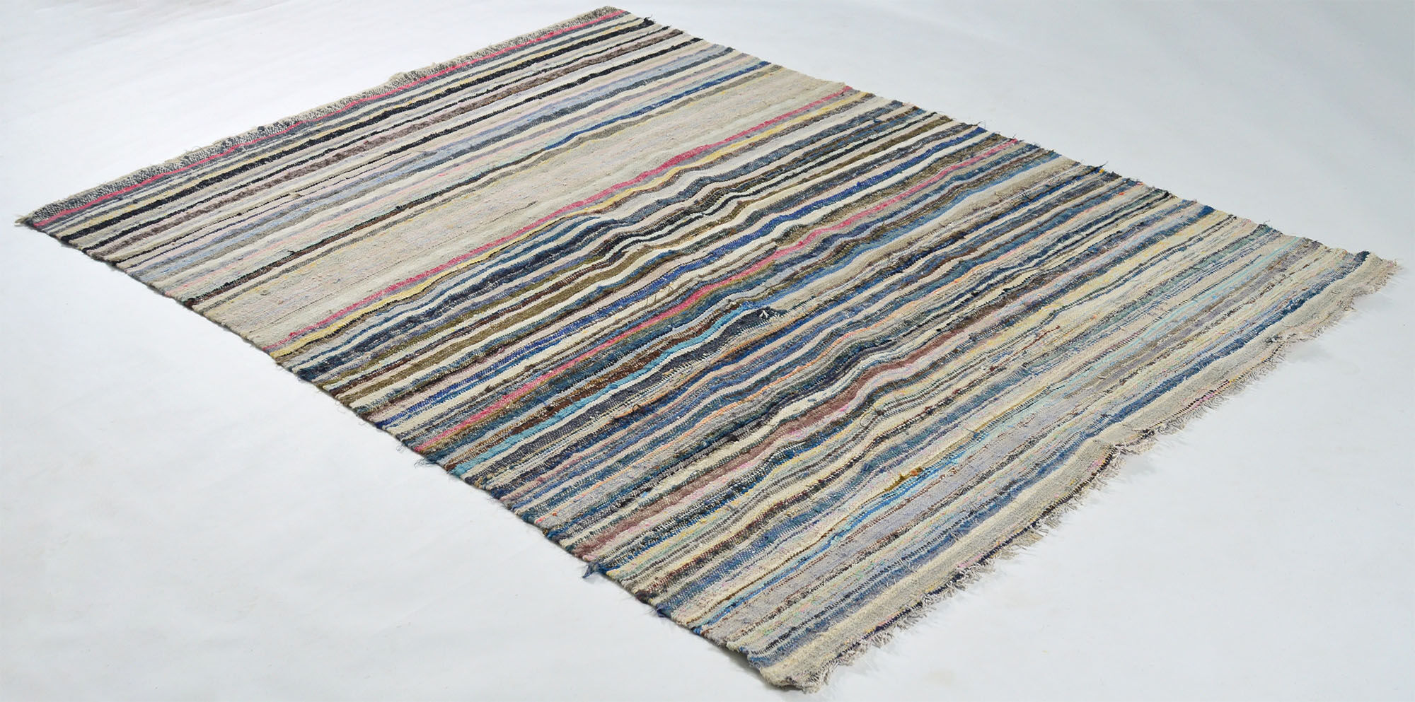 Anatolian handmade kilim rug 230 cm x 177 cm