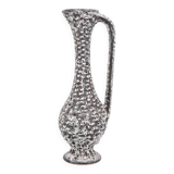 Fat Lava grey ceramic jar by Marius Giuge, Vallauris, 1970s