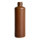 Decorative brown ceramic bottle.