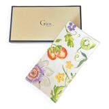 Gien Earthenware Empty Pocket Cup with Passion Flower Decor in New Box