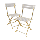 Pair of chairs in methcrylate Yonel Lebovici - Bernard Berthet (No.2)