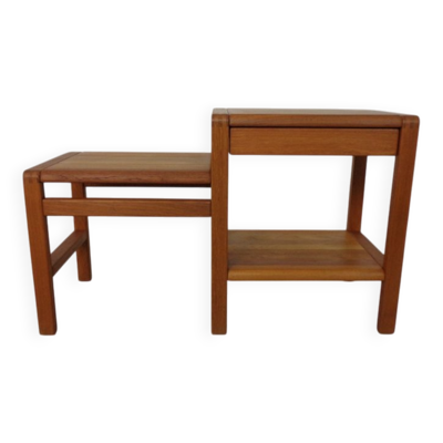 Teak Side Table with Drawer from Salling Stolefabrik Durup, 1970s