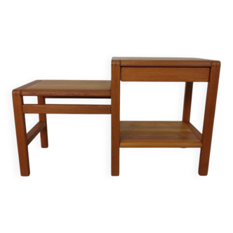 Teak Side Table with Drawer from Salling Stolefabrik Durup, 1970s