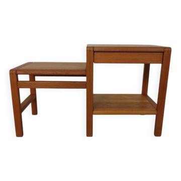 Teak Side Table with Drawer from Salling Stolefabrik Durup, 1970s