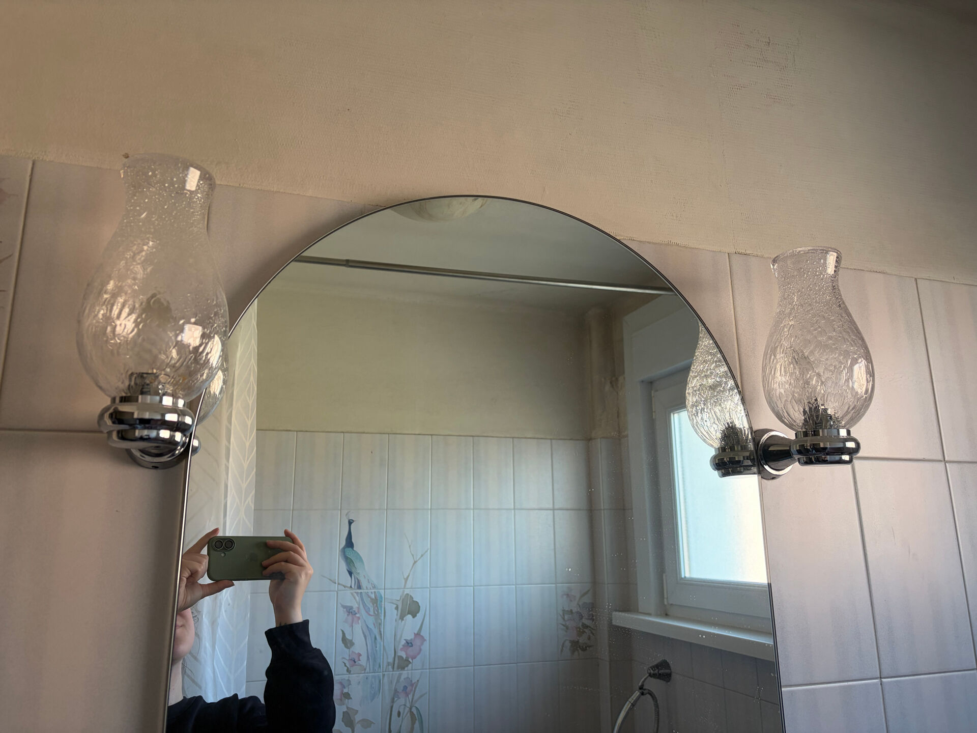 Pair of wall sconces Keuco model onion