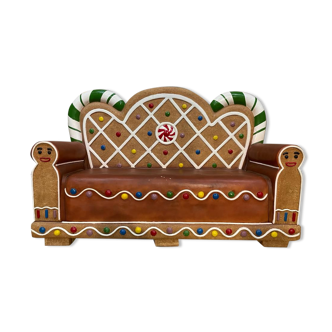 Gingerbread bench
