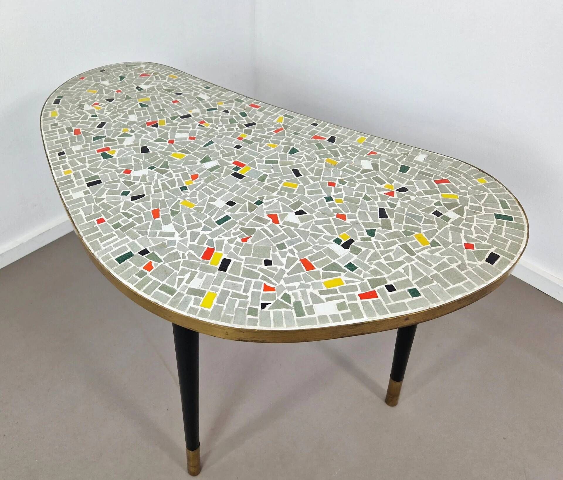 Mid-century mosaic coffee table