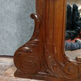 Louis XV rocaille mirror in solid walnut circa 1880 / height 250cm