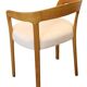Chaise en bois et tissu
