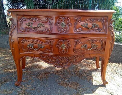 Commode 2 tiroirs style Louis XV