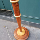 Street lamp, Art Deco, in light wood