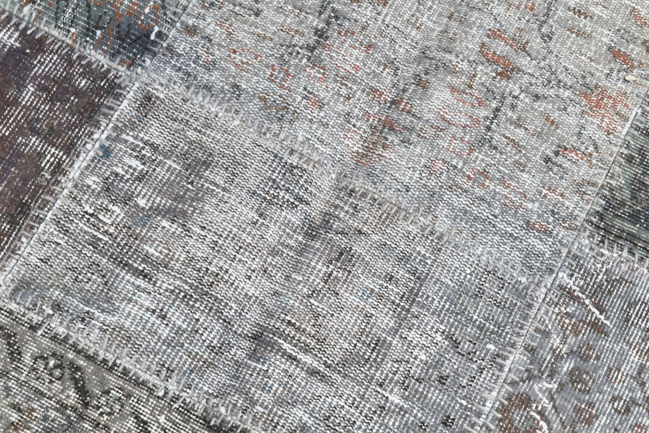 8x11 Handmade Wool Vintage Rug 354x251Cm