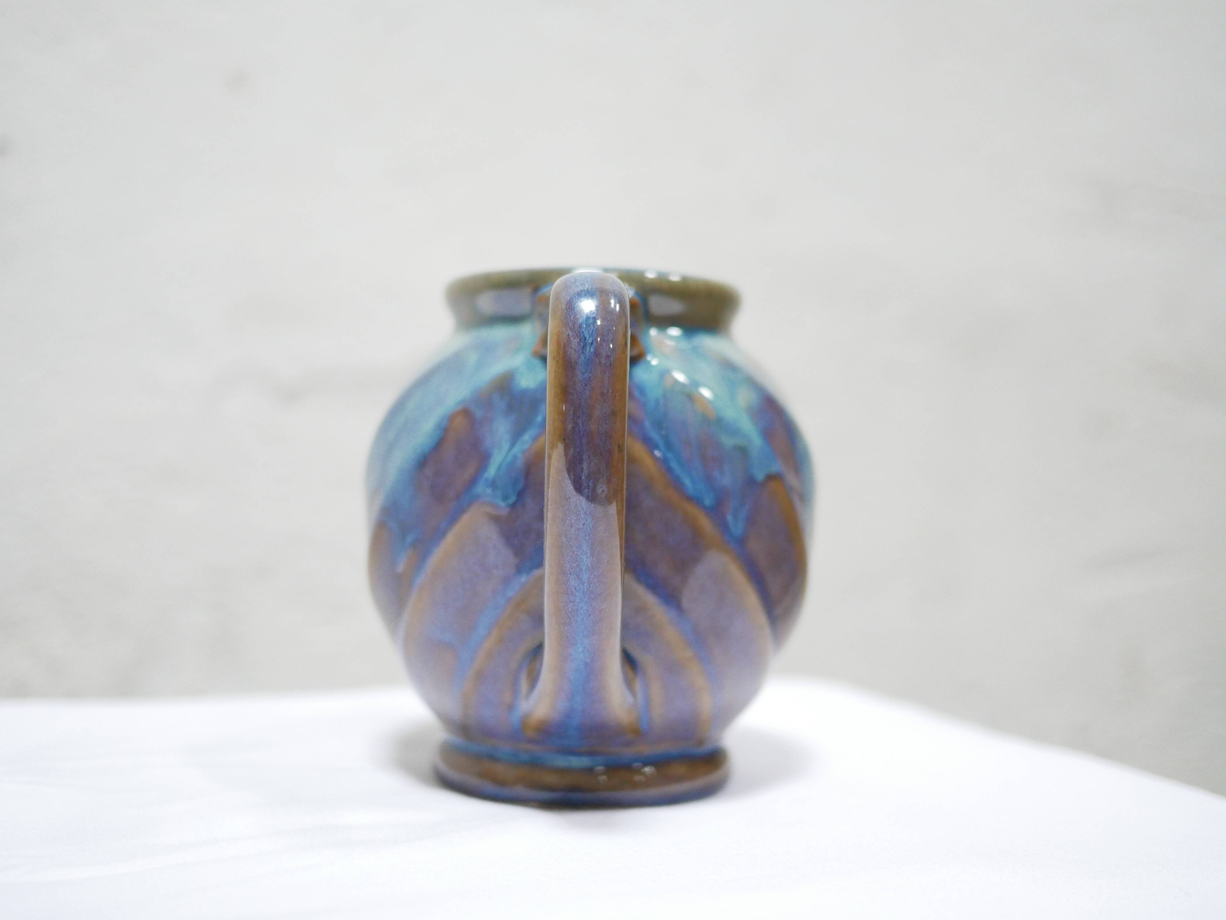 Vintage ceramic pitcher by the Denbac manufacture