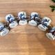 Set of 6 stoneware coffee cups
