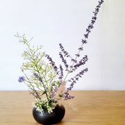 Black ceramic vase from Denmark