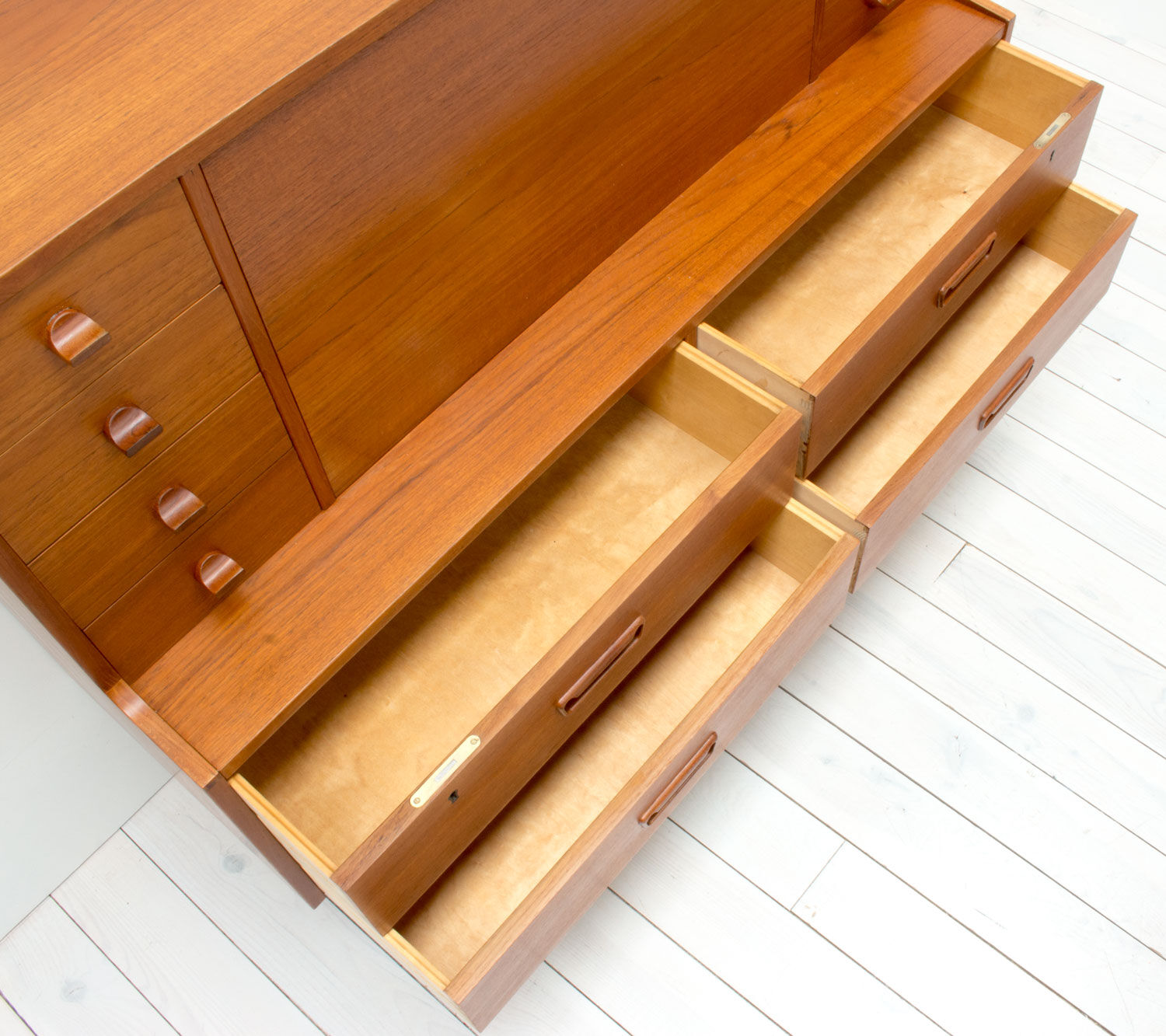 Danish teak writing desk model 69, by Arne Wahl Iversen 1960