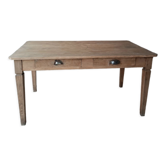 Restored farmhouse dining table