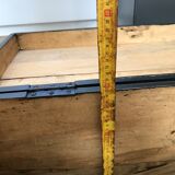 Restored wooden trunk