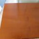 Cherry wood ogee chest of drawers - 4 drawers - 80s - long chest of drawers - Louis Philippe style