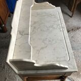 Old marble top vanity