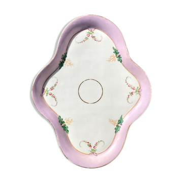 Plat ancien forme losange