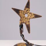 Robert Kostka handmade Star Table lamp 1980s France