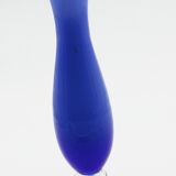 Vase en opaline bleu