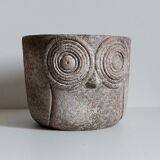 Owl cache pot