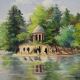 Madeleine Bruno: an old painting depicting a bucolic landscape.