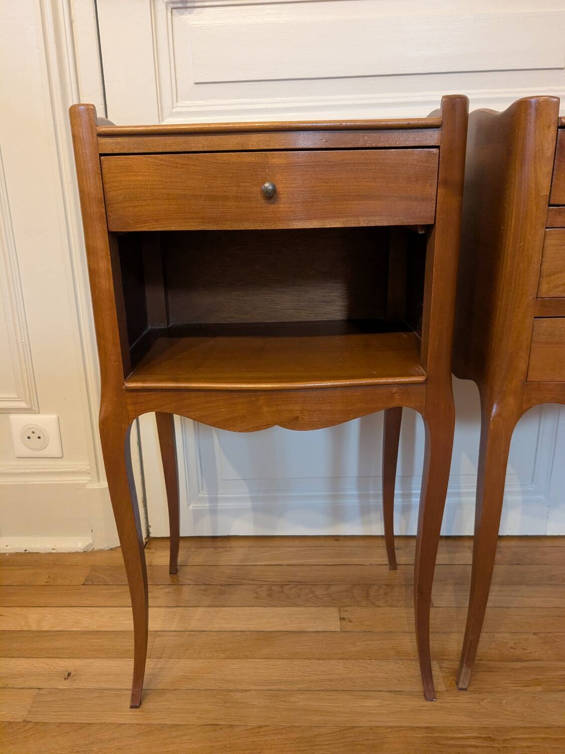 Pair of Louis XV style bedside tables