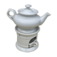 Théière en porcelaine blanche