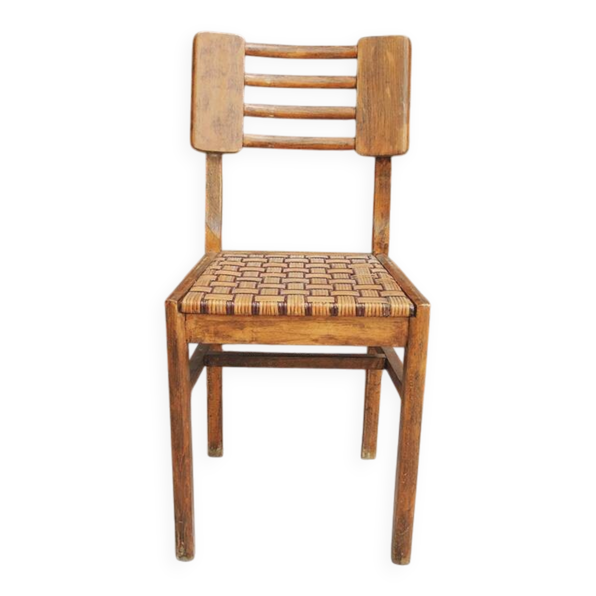Ancienne chaise en bois de style Pierre Cruège