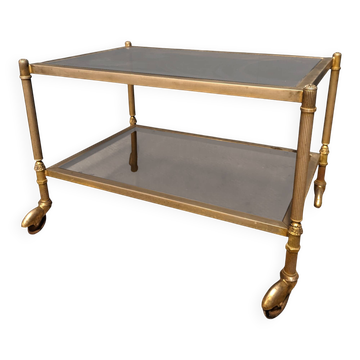 Table basse en laiton de style néo-classique