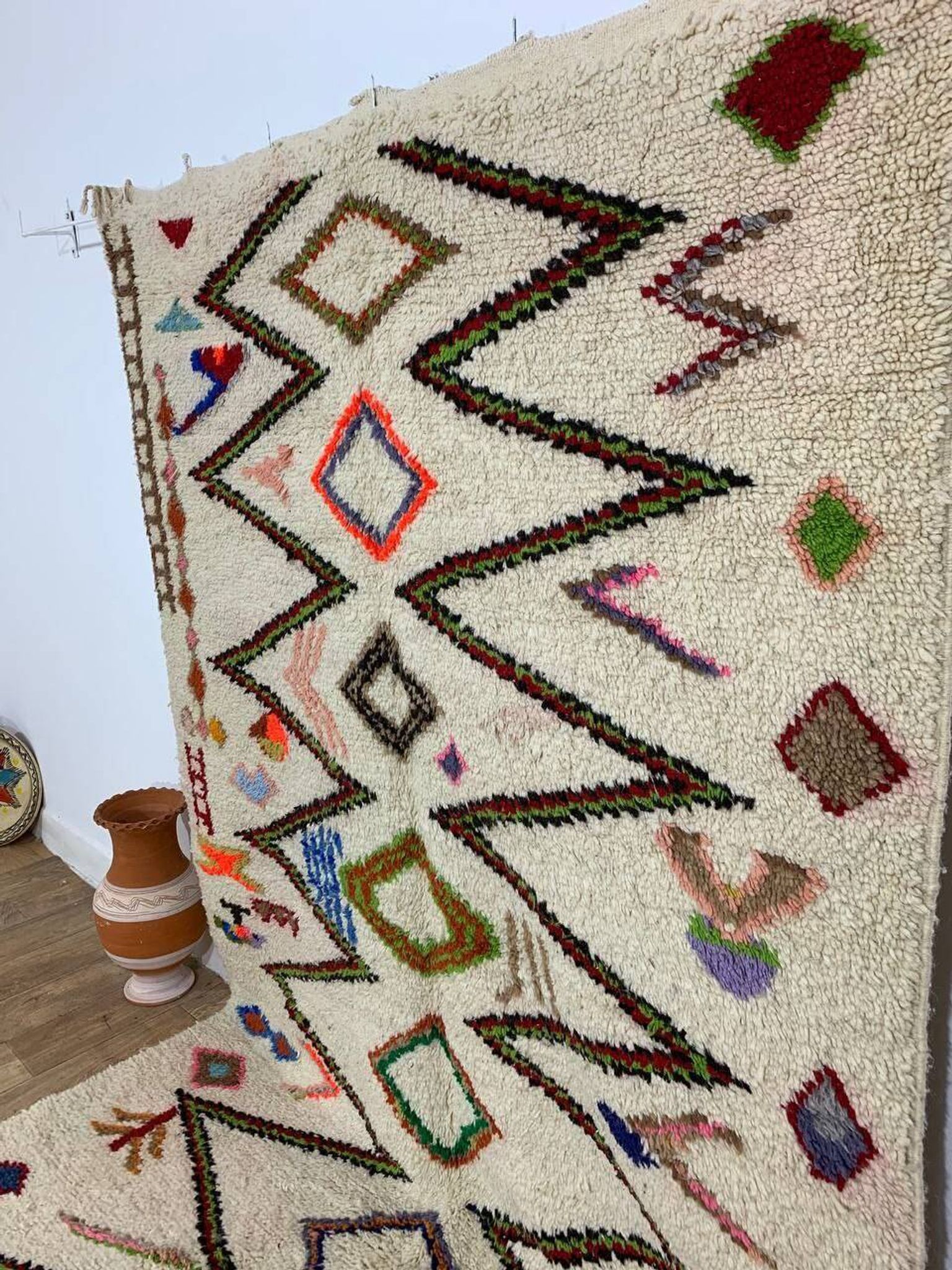 Tapis Berbère Marocain Artisanal fait main 270 X 160 CM