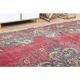 1970s Vintage Persian Handmade Wool Cotton Red Oversized Area Rug 282x360