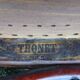 Set of two chairs Thonet n°28 heart, perforated wood seat -1903