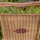 Fauteuil rotin vintage 1960