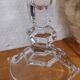 Crystal candle holder from val-saint-lambert