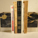 Marble bookends 12 x 7 cm
