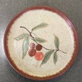 Set of 8 Sainte Radegonde stoneware dessert plates