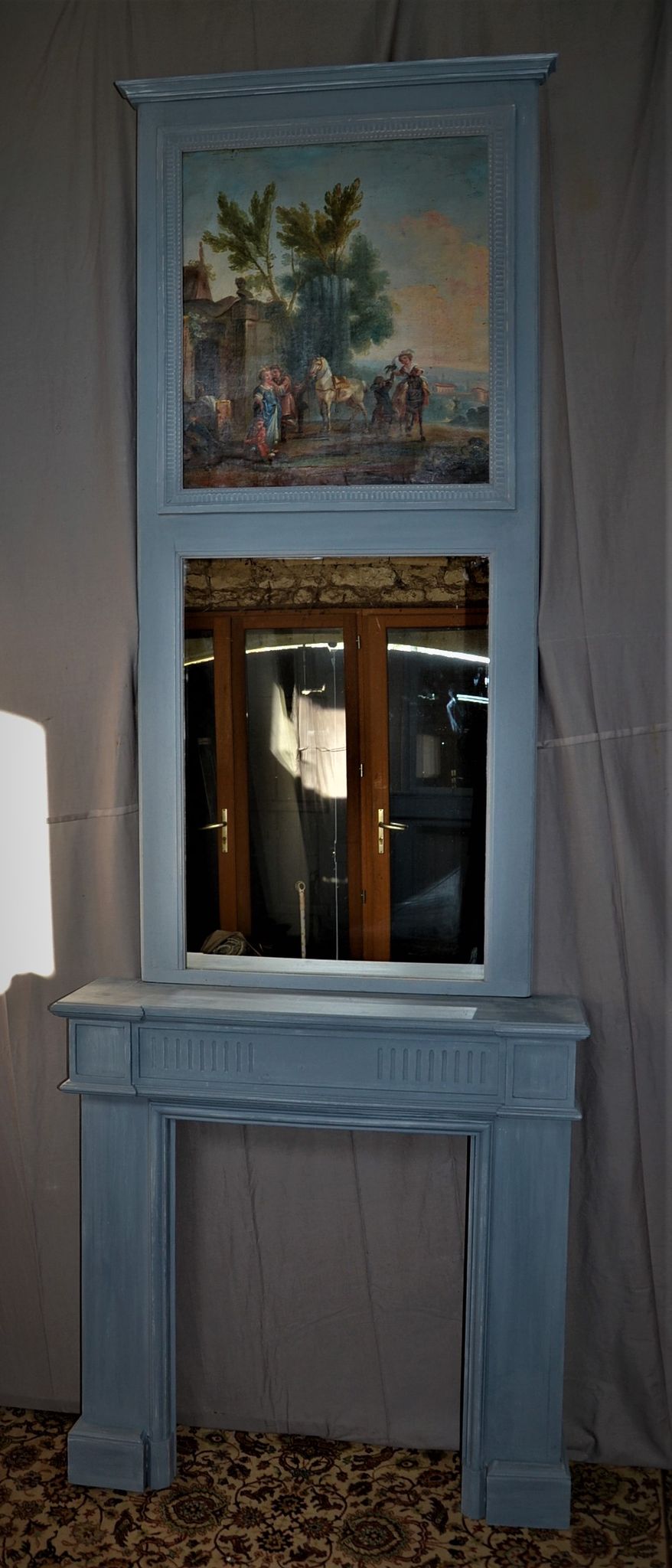Cheminée en bois Louis XVl