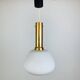 Scandinavian opaline brass suspension from the 1960s.