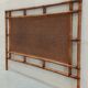Traditional bamboo and cane headboard, 70's