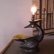 Pied de lampe en ceramique annees 50's