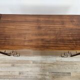 Commode en teck des années 1970 à trois tiroirs