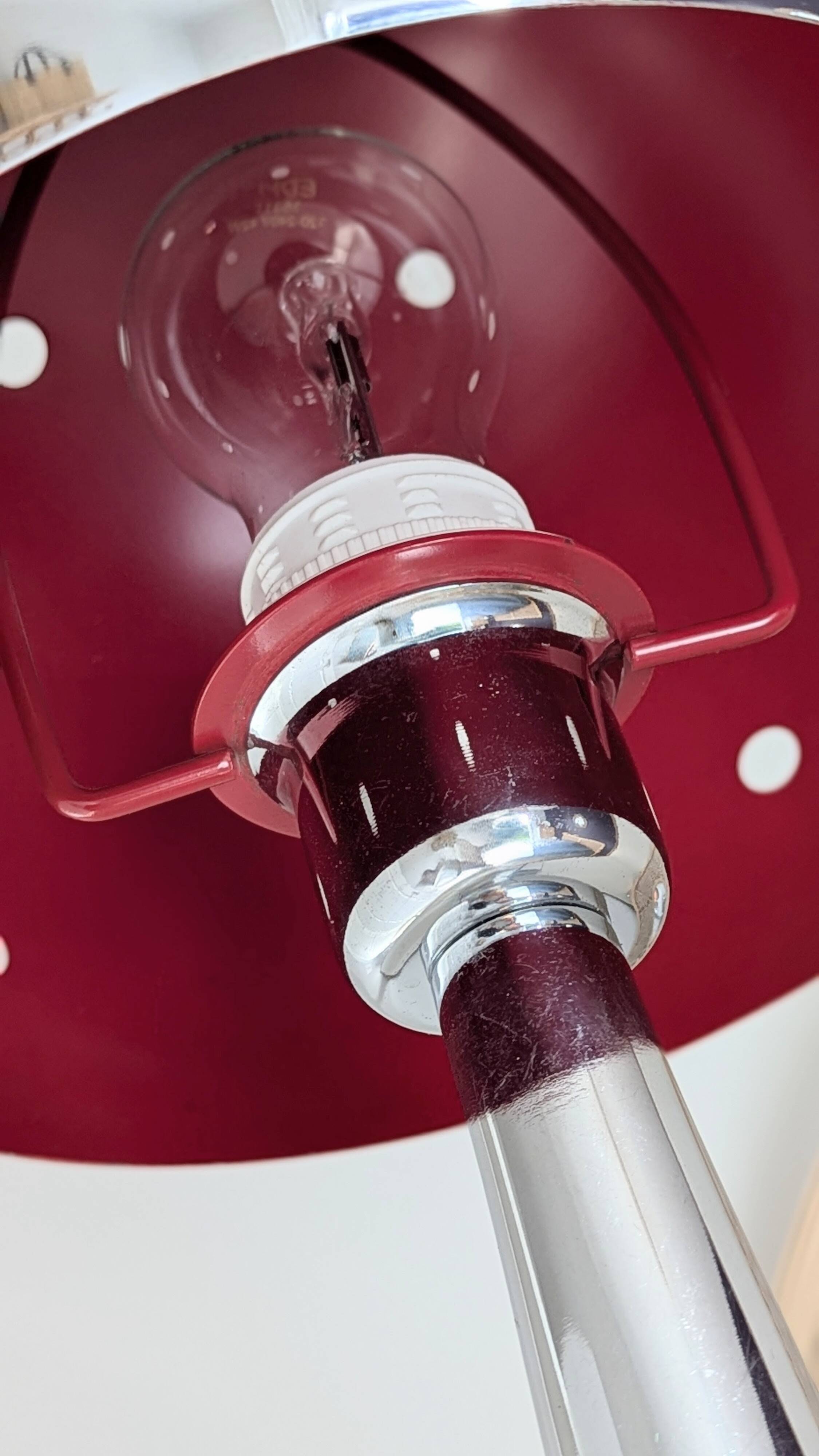 Space age chrome lamp (L-0222)