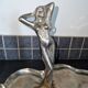 Display stand, cup, pocket tray in silver-plated bronze - Art Nouveau period