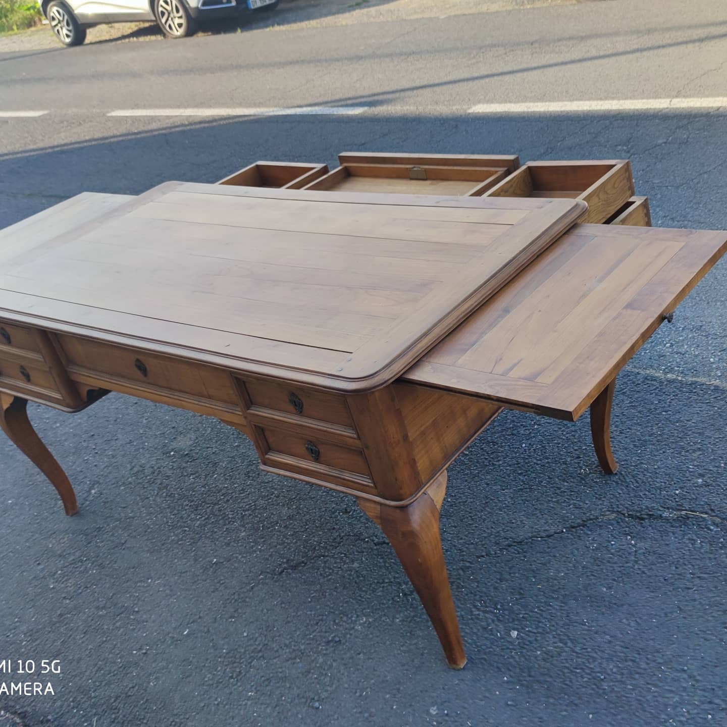 Large Louis XV style office in solid cherry